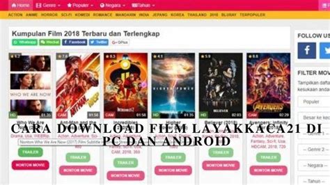 Cara Download Film LayarKaca21 (LK21) di PC dan .